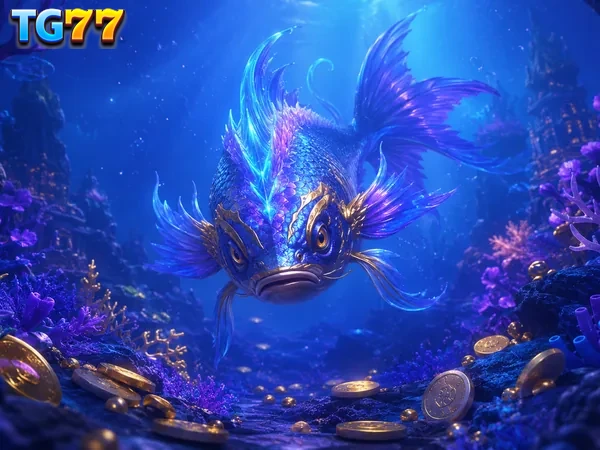 Player view of Bingo Fishing with bright symbols